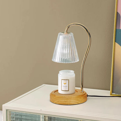 Luxury Candle Warmer: BAILI Wax Melt & Mood Light Dial Switch
